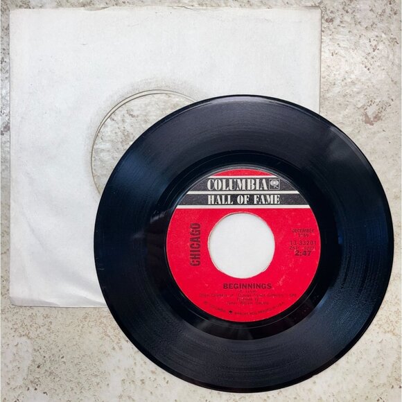 Chicago Beginnings / Questions 67 and 68 Vinyl 45 Rock 45 Columbia Hall Of Fame - Picture 3 of 6
